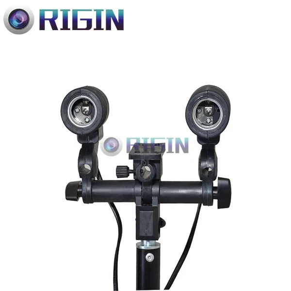Professional Continuous light double source For E27 bulb Model LH 02 for photography or video shooting