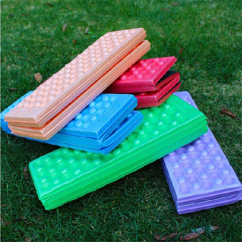 5 ألوان قابلة للطي كرسي التخييم حصيرة وسادة مقعد رغوة xpe المحمولة للماء نزهة حصيرة سادة فائقة ضوء