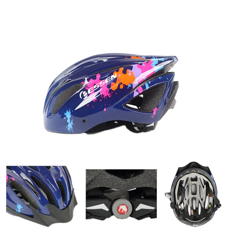 

ESSEN Men Adults Bicycle Helmet PC+EPS In-Molded Cycling Road MTB Safety Hat Smart Bike Helmet with Sun Visor cascos ciclismo