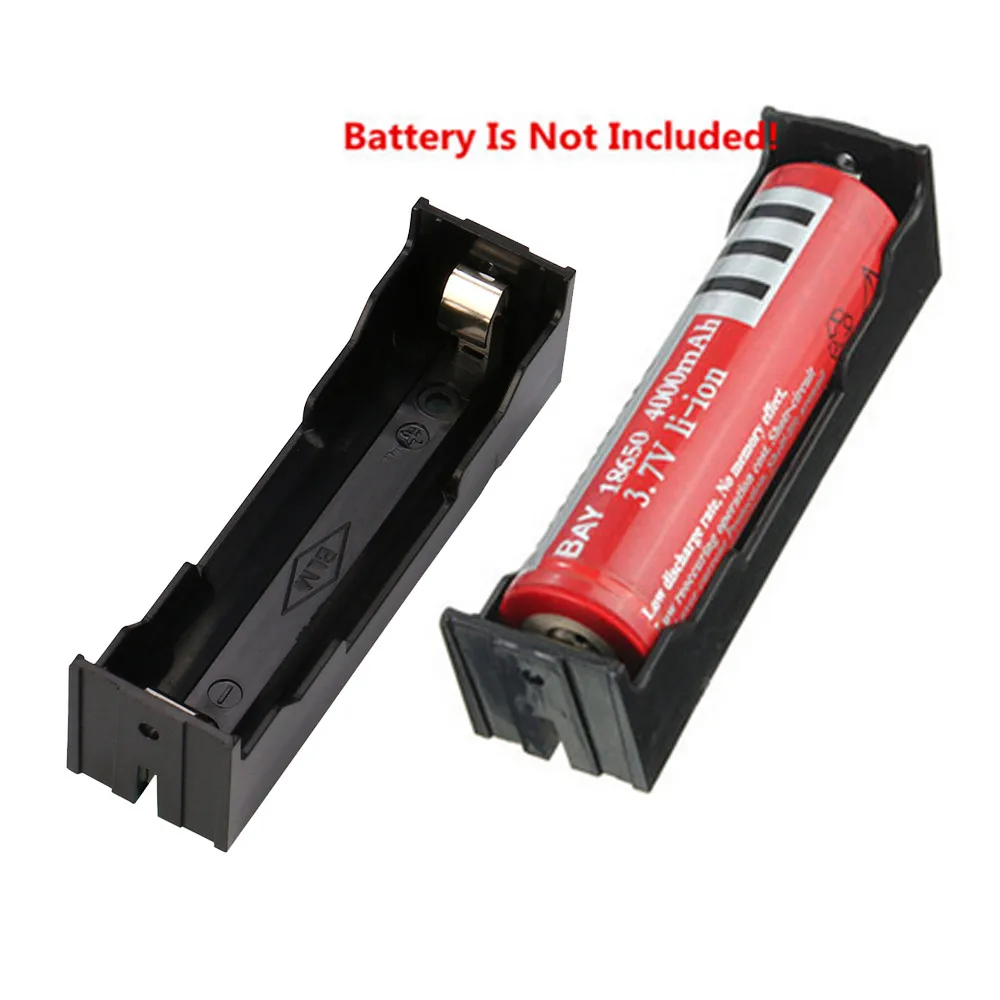 

New DIY Storage Box Holder Case For 1 x 18650 Rechargeable Battery 78x20x24mm 1.29