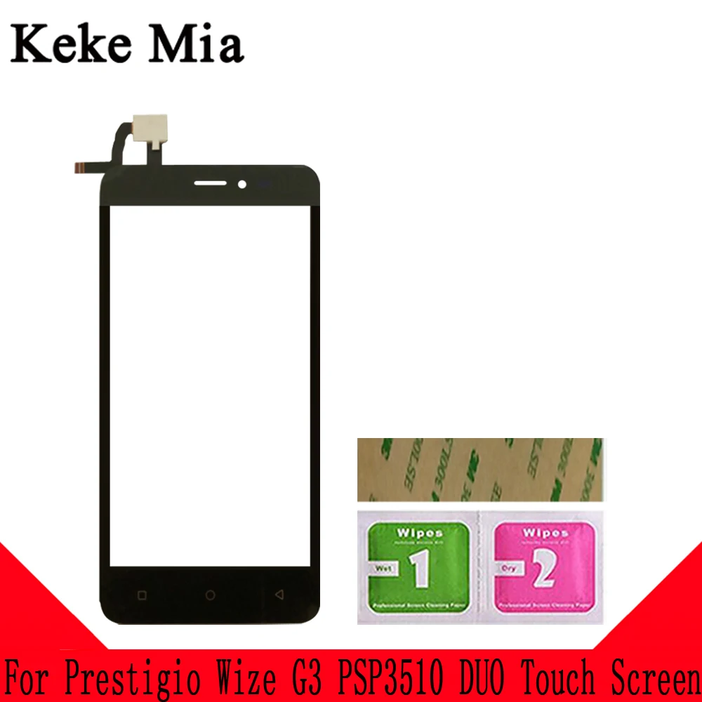 Keke Mia 5.0" Touch Screen Panel Sensor Touchscreen For Prestigio Wize G3 PSP3510 PSP 3510 DUO Touch Screen Digitizer Glass