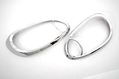 Автомобильный Стайлинг Хром головных уборов Свет для Nissan March Micra K13 10-13