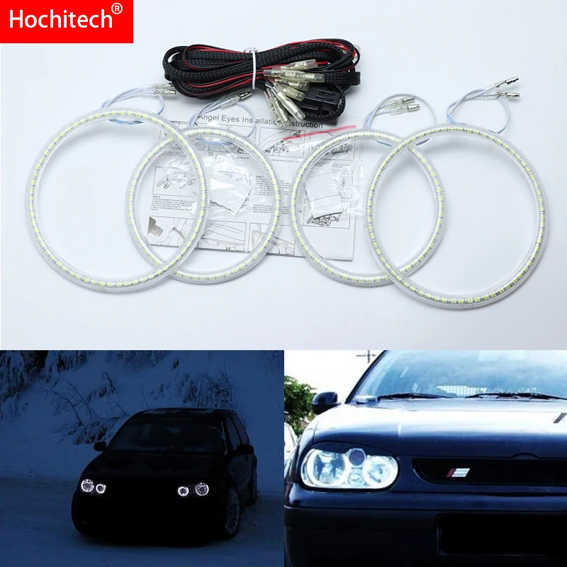 Для Volkswagen Гольф 4 MK4 1998-2004 ультра яркие красные/зеленые/Белый светодиодный глаза