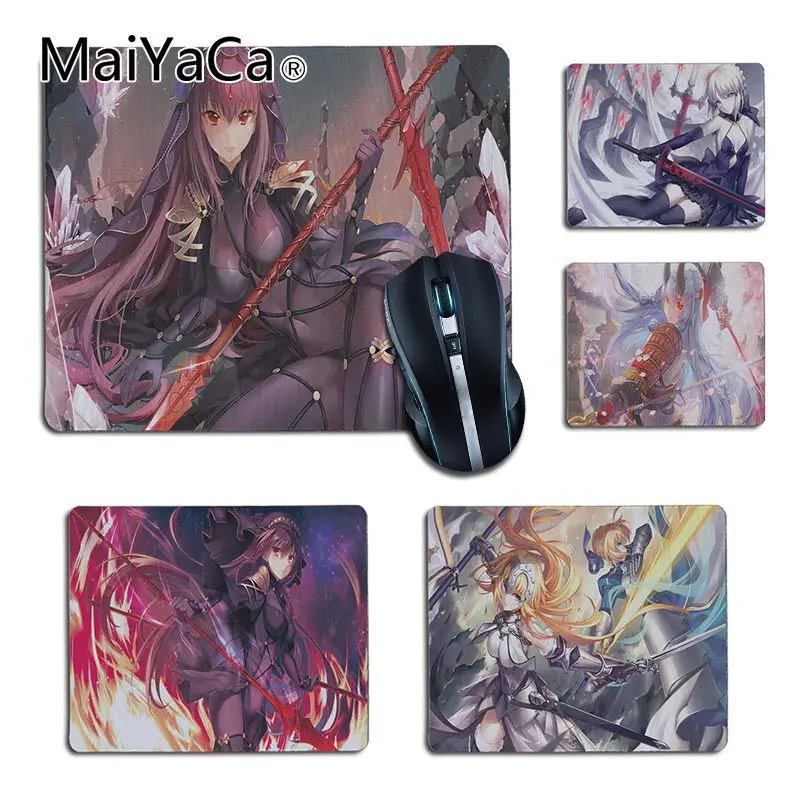 

MaiYaCa Boy Gift Pad Fate Series Grand Order Anime girl Unique Desktop Pad Game Mousepad 2018 Hot Professional Gamer Mouse pad