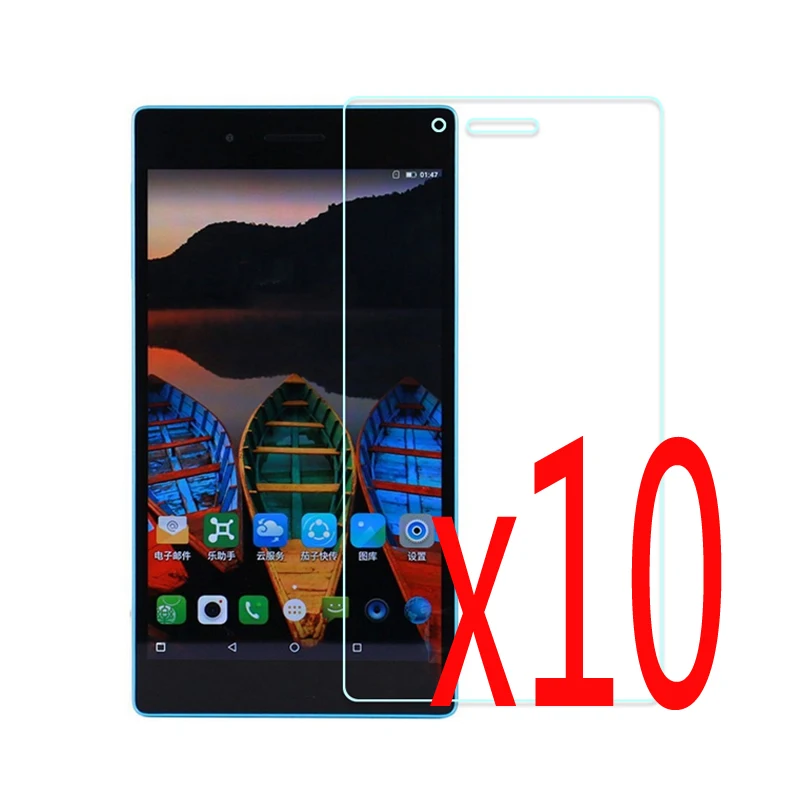 10 шт./лот прозрачная защитная пленка для ЖК-экрана Lenovo Tab 3 730 730F 730M 730X IdeaTab A7 50 A3500 A5000