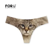 FORUDESIGNS/бразильские бикини для женщин Милый Котик Сова чехол с принтом сексуальный купальник стринги купальник плавки Танкини Купальники