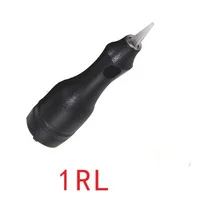 20 шт./лот перманентный макияж иглы татуировки профессионального 1RL вышивка пирсинг иглы для бровей губ