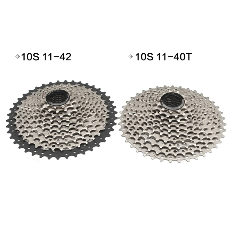 10 Speed Wide Ratio Bike Bicycle Mtb Freewheel Cassette 11-40T