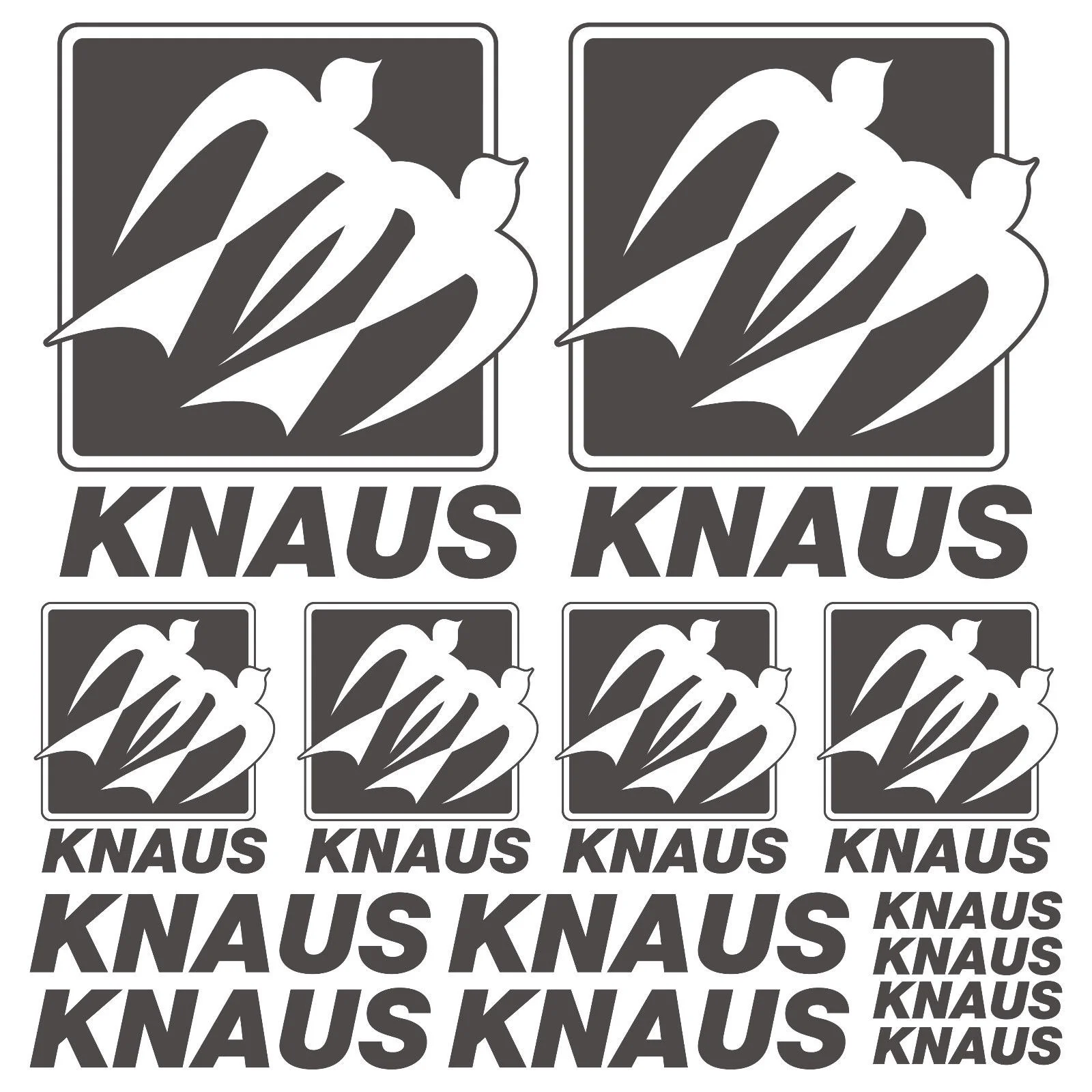 

For Knaus Old XL adesivi sticker camper caravan 14 Pezzi