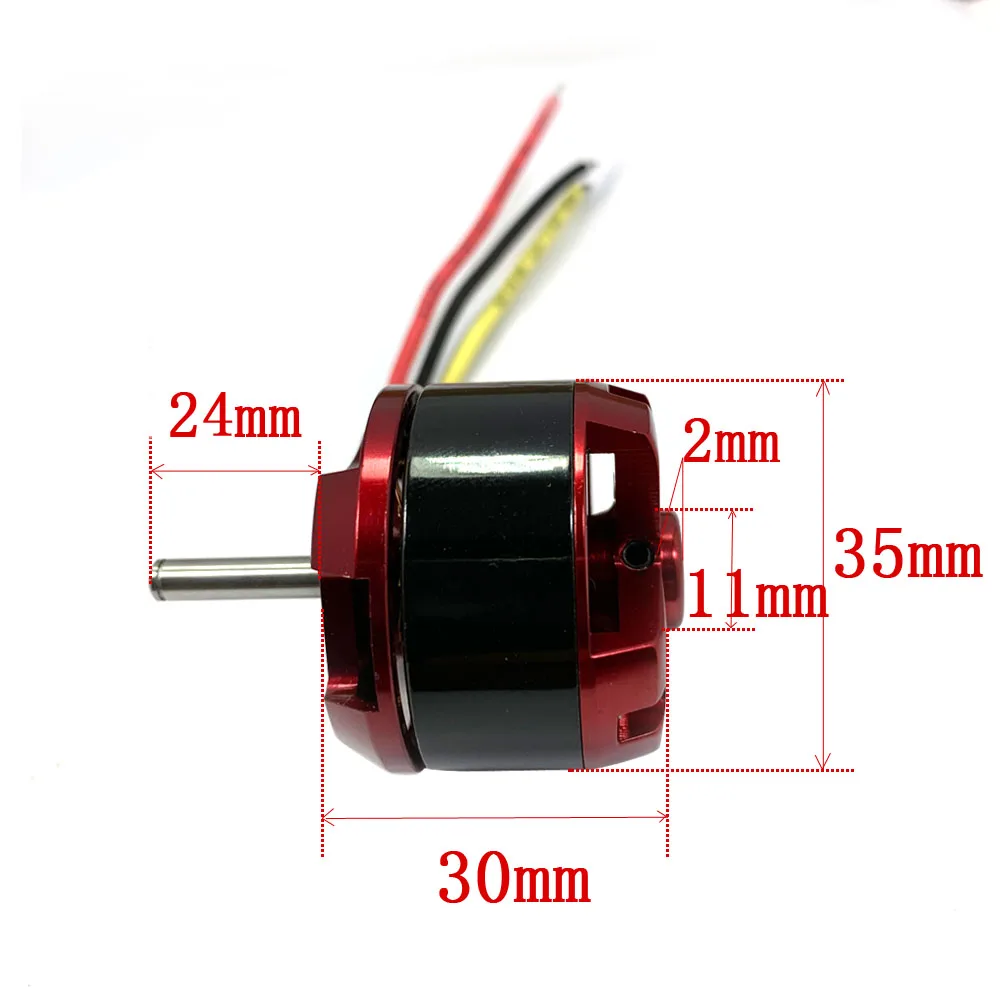 1 шт. 3530 швейцарское качество мотор бесщеточный двигатель постоянного тока мощный источник питания 1700KV высокая скорость с большой тягой
