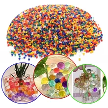 10000 pcs /Bag Home Decor Pearl Shaped Crystal Soil Water Beads Bio Gel Ball For Flower/Weeding Mud Grow Magic Jelly Balls