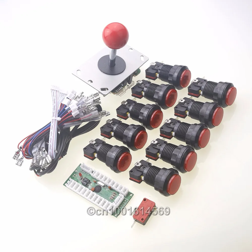 New 10x Arcade DIY Kits font b Parts b font MAME Multicade LED Kits Push Buttons