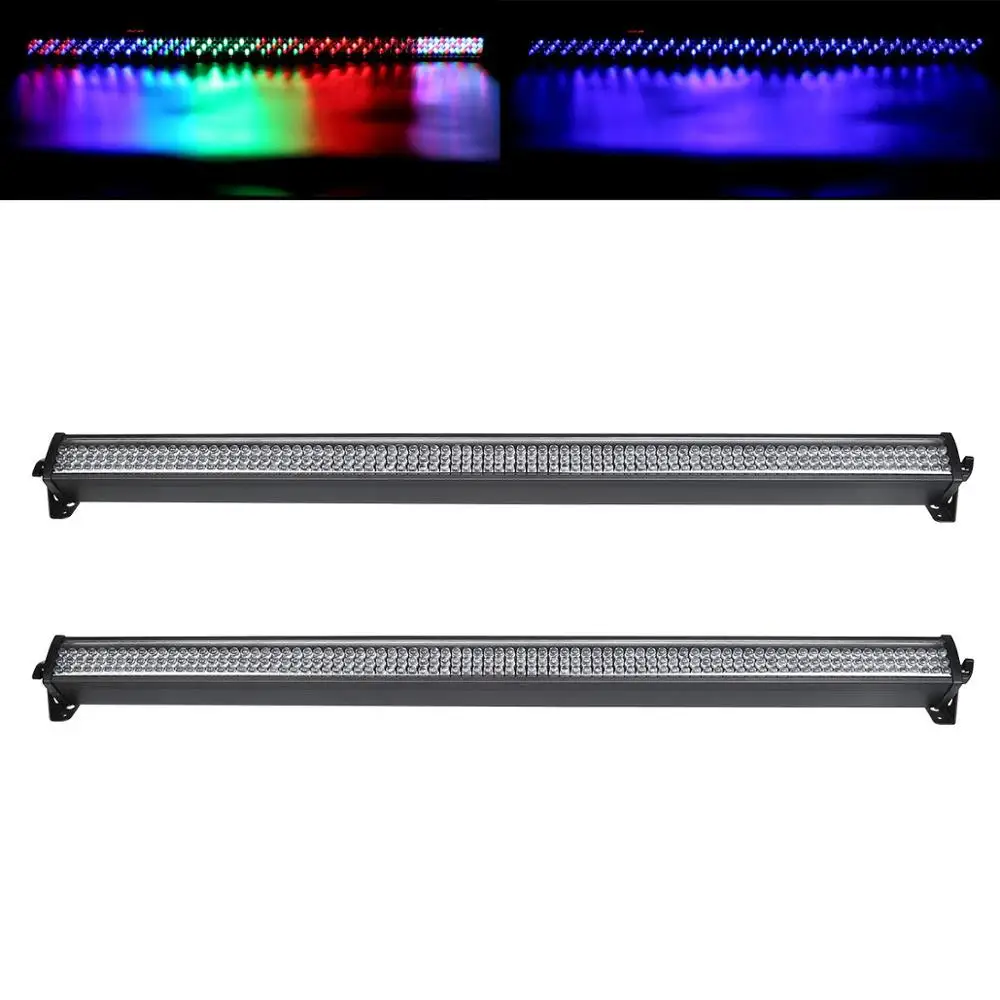

2/4/6/8PCS 252 LED RGB Wall Wash Bar Light DMX512 DJ Party Disco Stage Show Display