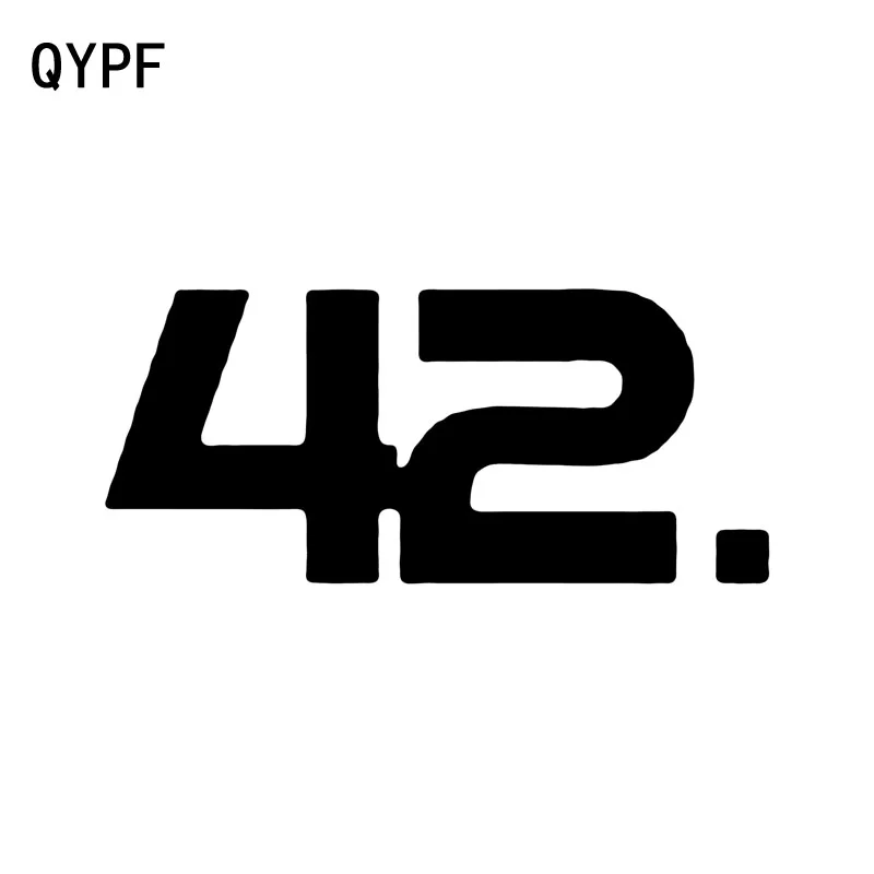 QYPF 15 см * 6 не волнуйтесь-42 забавная виниловая Водонепроницаемая