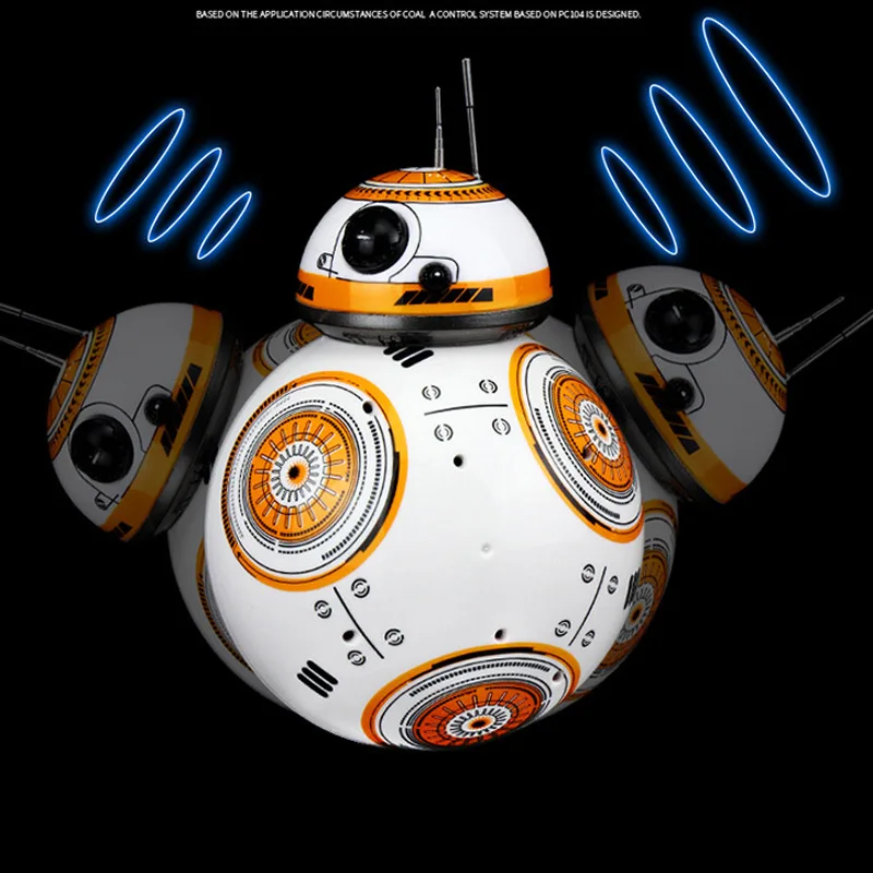 17 см Звездные войны RC 2,4G BB-8 робот обновленный пульт дистанционного управления BB8 робот Интеллектуальный со звуком игрушка