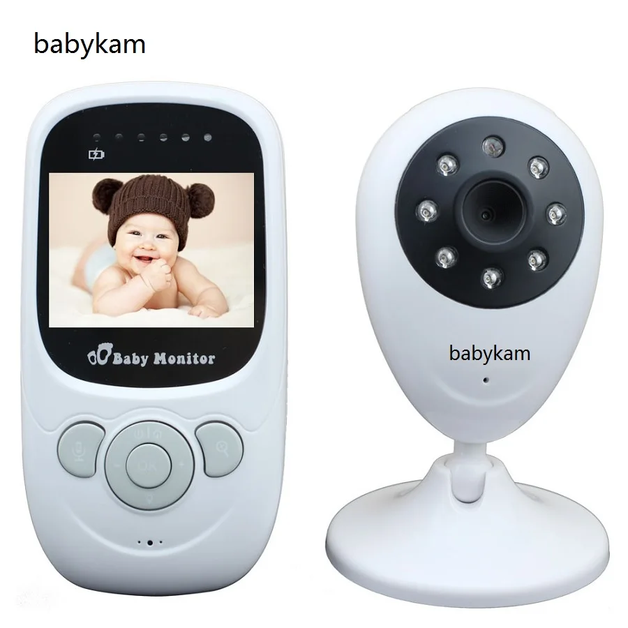 

babykam babyphone camera video nanny 2.4 inch IR Night Light Vision Intercom Zoom Temperature Monitor Lullabies baby phone nanny