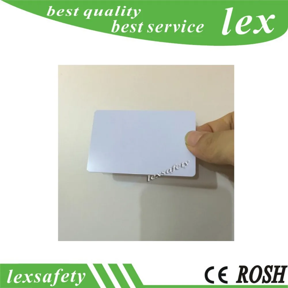 100 шт./лот 125 кГц ISO11785 ПВХ RFID Чистая Id карта TK4100 EM4100 белая карта|blank id card|id card125 khz |