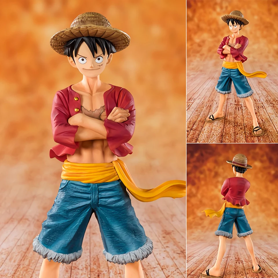 

Tronzo Original Bandai Figuarts ZERO Straw Hat Luffy One Piece Monkey D Luffy PVC Action Figure Model Anime OP Luffy Figurals