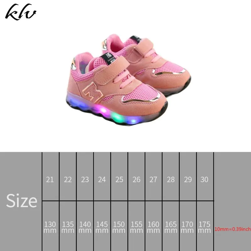 Baby Sneaker Shoes Toddler Kids Mesh Breathable Colorful LED Light Up Shoes Boys Girls Baby Luminous Comfortable Sport For Child Baby Sneaker Shoes Toddler Kids Mesh Breathable Colorful LED Light Up Shoes Boys Girls Baby Luminous Comfortable Sport For Child
