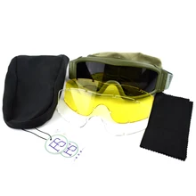 Страйкбол Пейнтбол спортивные тактические очки Военные боевые защитные очки ветрозащитные уличные спортивные очки