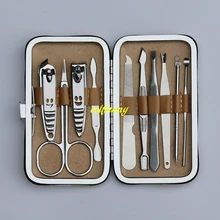 200 компл./лот 10 шт./компл. утилита ножницы и щипчики для ногтей Набор Профессиональный углеродистой стали для маникюра и ухода за ногтями Набор инструментов