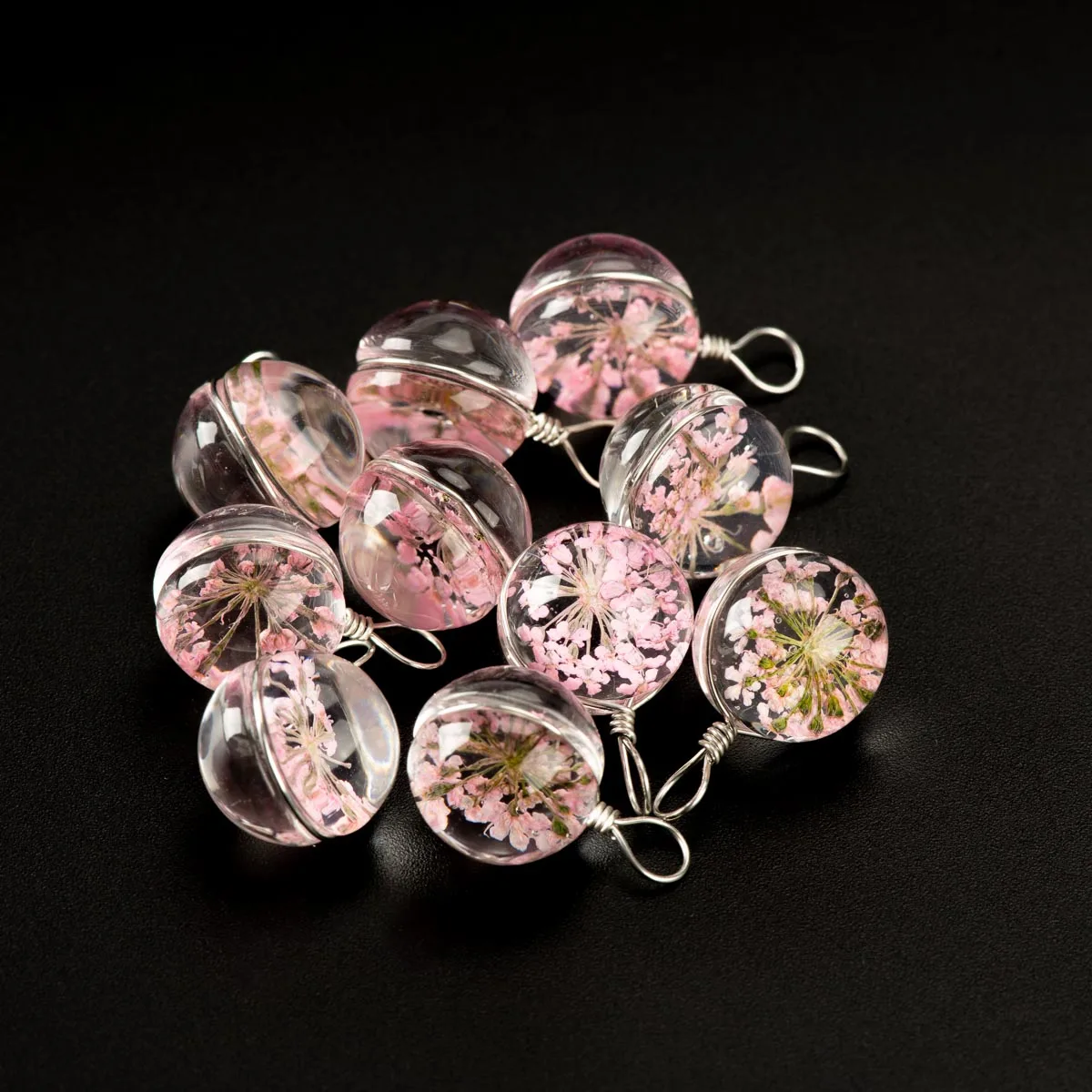 

Hand-made Flower Glass Bead string Not Crystal Beads For DIY Earrings Bracelet Choker Necklace Jewelry Making Beads #IZ203