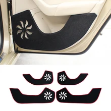 QCBXYYXH 4 шт./партия, автомобильный Стайлинг, защитная накладка для боковой кромки, защищенная от ударов, дверные коврики, чехол для Skoda Octavia