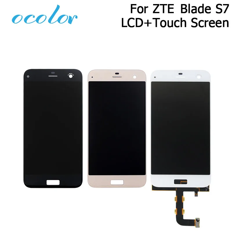 Ocolor хороший для zte Blade S7 ЖК дисплей + сенсорный экран дигитайзер сборка Замена
