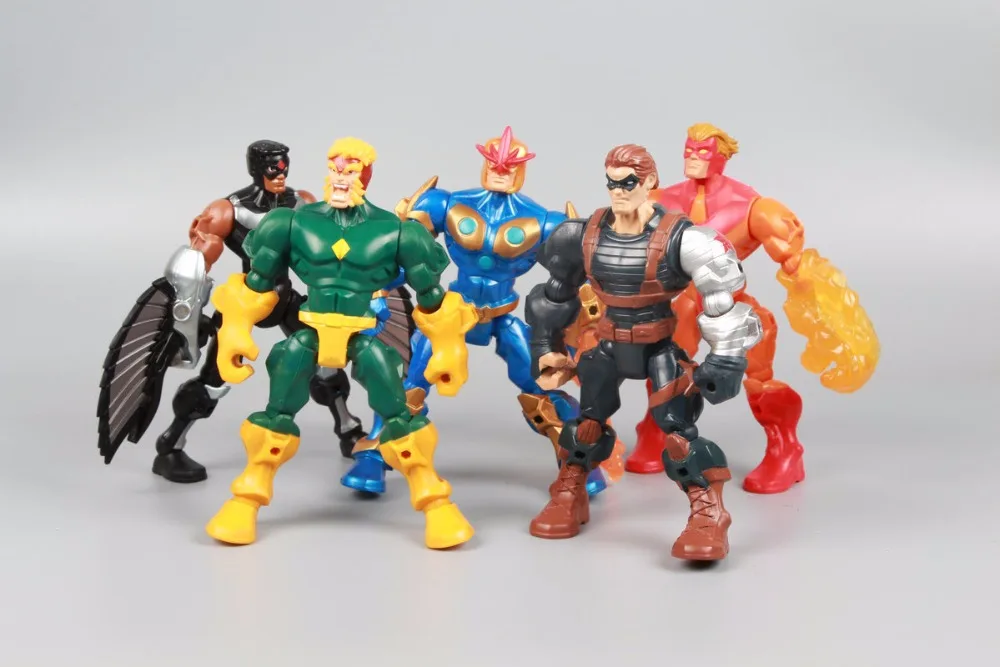 

Marvel Super Hero Mashers Iron Fist Falcon Winter Soldier RARE Figure