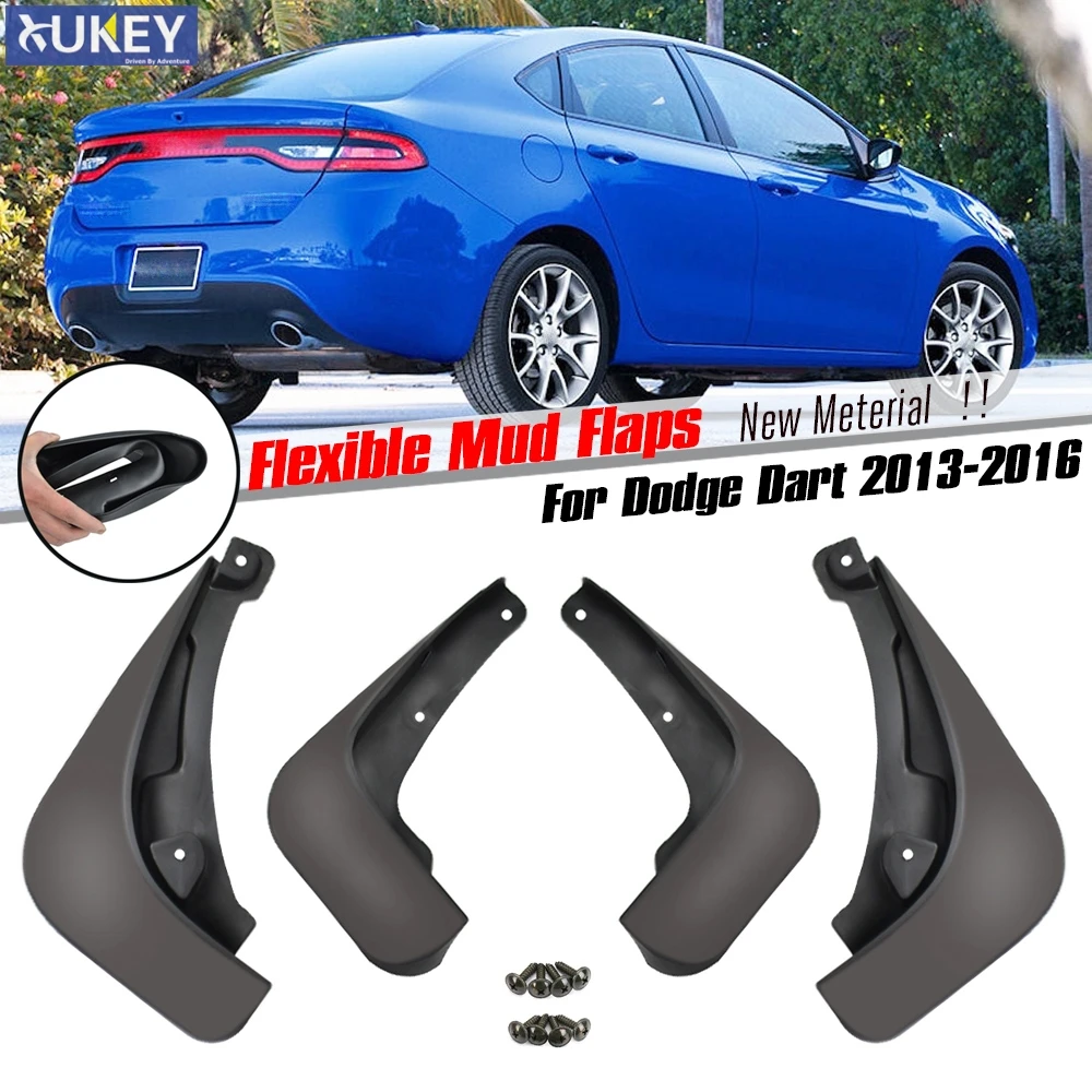 Set Mud Flaps Splash Guards For Mercedes Benz GLC Class X253 2016-2019 Mudflaps
