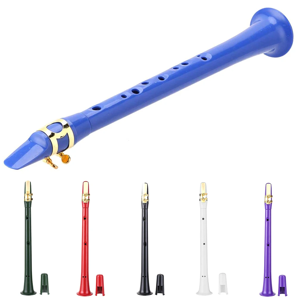 

Mini Pocket Saxophone Portable C Key Saxophone ABS Saxophone Musical Instrument Woodwind with Carrying Bag for Begginer