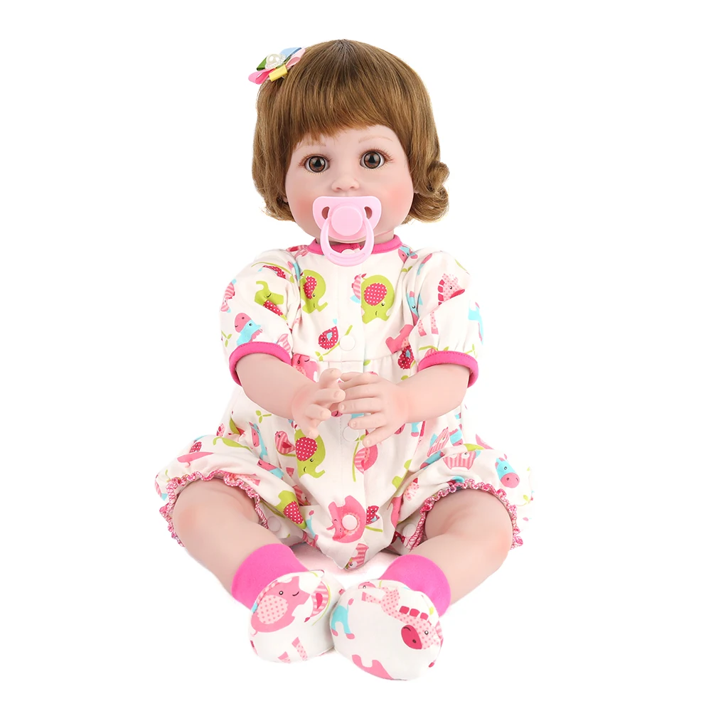 Reborn Baby Doll 55 см 22 дюйма реалистичные Новорожденные розовые принцесса жираф