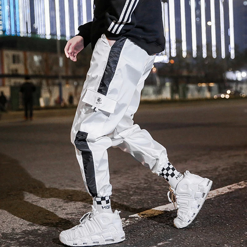 

April MOMO 2019 Men Spring Summer Thin Pants New Casual Pants Men Cotton Slim Fit Chinos Fashion Loose Style Trousers Hombre