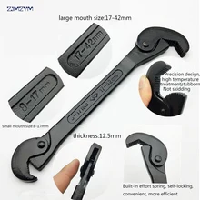 Heißer verkauf Universal Schlüssel 8-42mm Multi-funktion Quick Snap Grip Schraubenschlüssel Buchse Kopf Einstellbar Wrench Spanner für Muttern und Schrauben