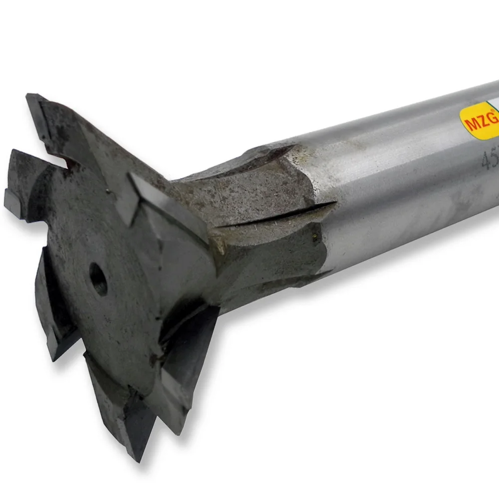 MZG Dovetail Фрезерные фрезы 45 сварочные лезвия dovetail groove фрезерный станок для