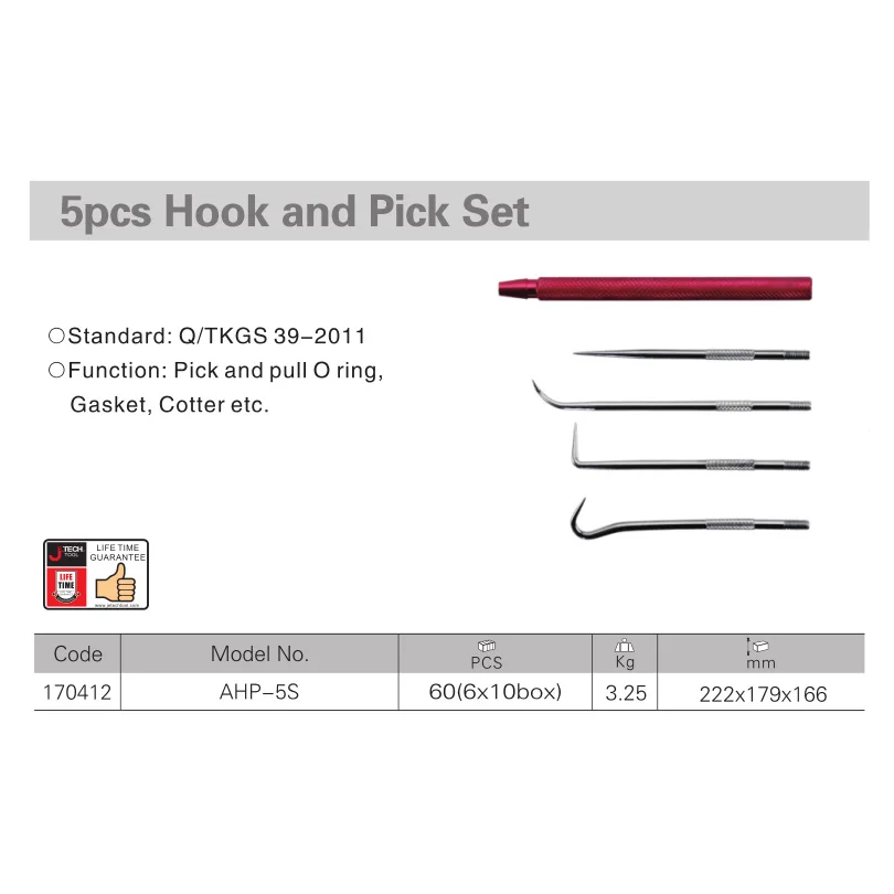 hook and pick set size