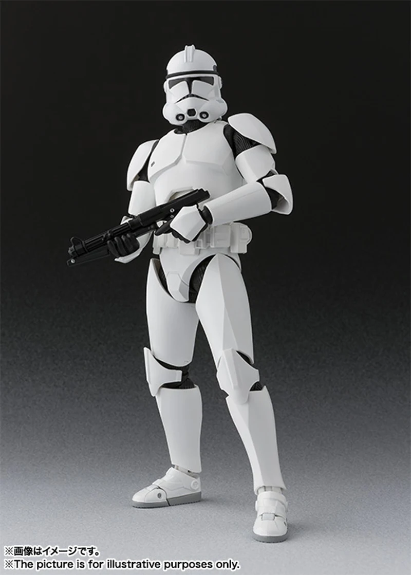 Movie SHFiguarts Star Wars Clone Storm Trooper Phase I II PVC Action Figure Toy Collection Model Gift (1)