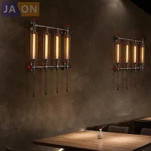 e27 Edison Loft Industrial Wrought Iron Pipe Wall lamp Wall Light Wall Sconce For Bar Foyer Bedroom retro loft edison wall lamp bedroom louis poulsen wall lights for home rustic industrial wall sconce lamparas de pared pipe lamp