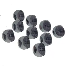 10 шт с серебряным покрытием 1 дюйм угловой куб Призма 25,4 мм трехгранный Retroreflector