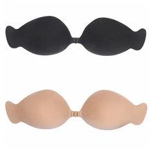 1 шт., женское сексуальное нижнее белье, невидимые наклейки на грудь, для девушек, тип рыбы, пряжка, без бретелей, собранный силиконовый бюстгальтер для женщин, нижнее белье