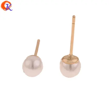

Cordial Design 100Pcs 5*5MM Jewelry Accessories/Earrings Stud/Hand Made/Genuine Gold Plating/Imitation Pearl/Earring Findings