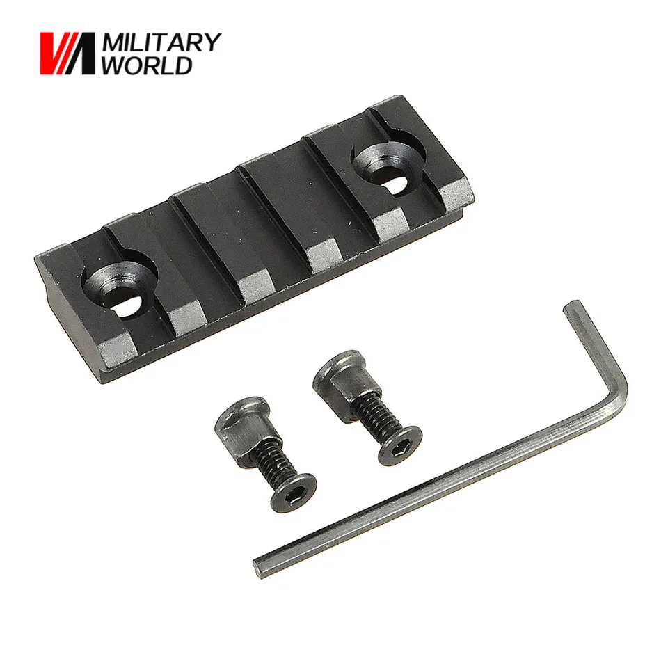 Tactical 5 Slot Rifle Scope Mount For Weaver Picatinny Rail Hunting