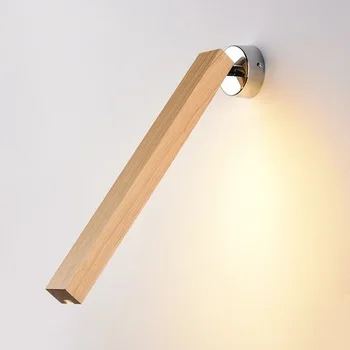 

DOXA Wood Sconce LED Wall Lamp Angle Adjustable Modern Wall Light Fixtures Lighting Stairs Bedroom Living Room Wandlamp