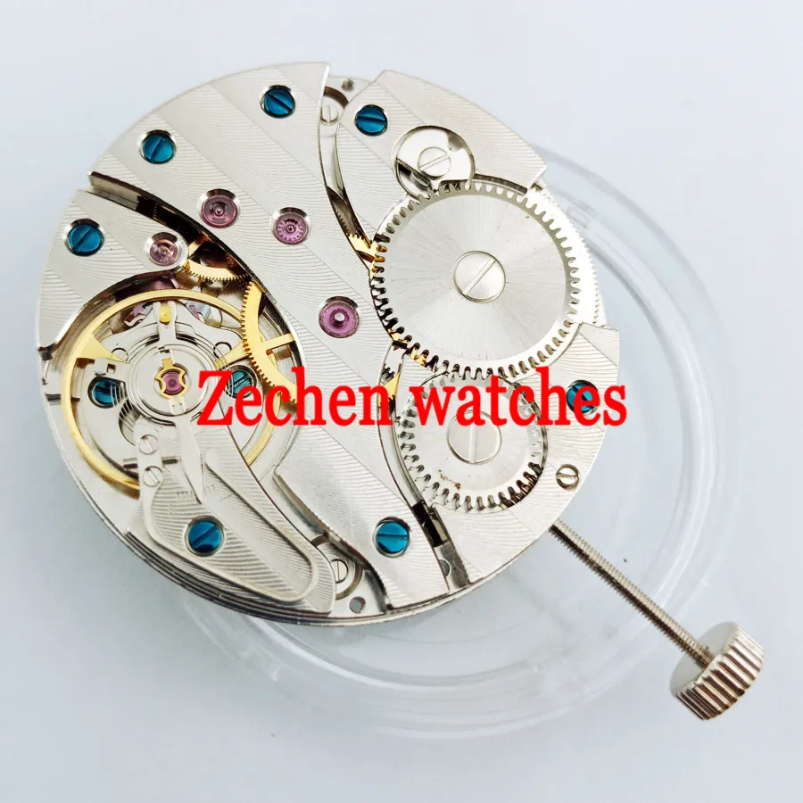 

watch movement SEA GULL 17 Jewels fit parnis mens watch Swan Neck 6497 Hand winding Movement