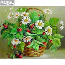Zhui Star полный квадратный алмаз 5D DIY алмазная живопись фото на заказ "все виды ромашек" 3D Вышивка крестом, мозаичный Декор