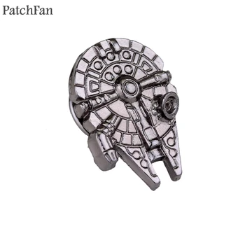 

20pcs/lot Patchfan cute spacecraft Zinc tie Pins backpack clothes brooches for men women hat decoration badges medals A0767