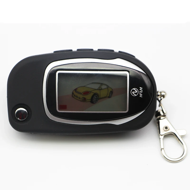 

Russia version M7 LCD Remote for Scher-Khan magicar 7 Lcd two way car alarm system switchblade keychain uncut blade fob