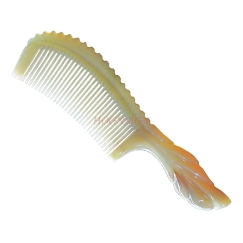 Антистатическая расческа для выпадения волос резная чистая аутентичная натуральная длинная большая домашняя Массажная расческа подарок