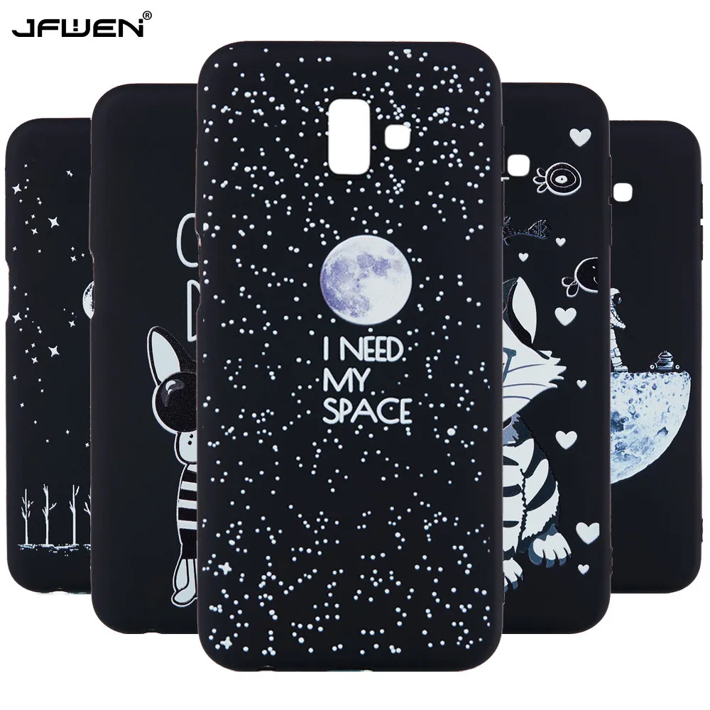 

JFWEN Silicone Soft TPU Case For Samsung Galaxy J4 J6 Plus Case Cartoon Phone Cases For Samsung Galaxy J6 J4 2018 Case Cover