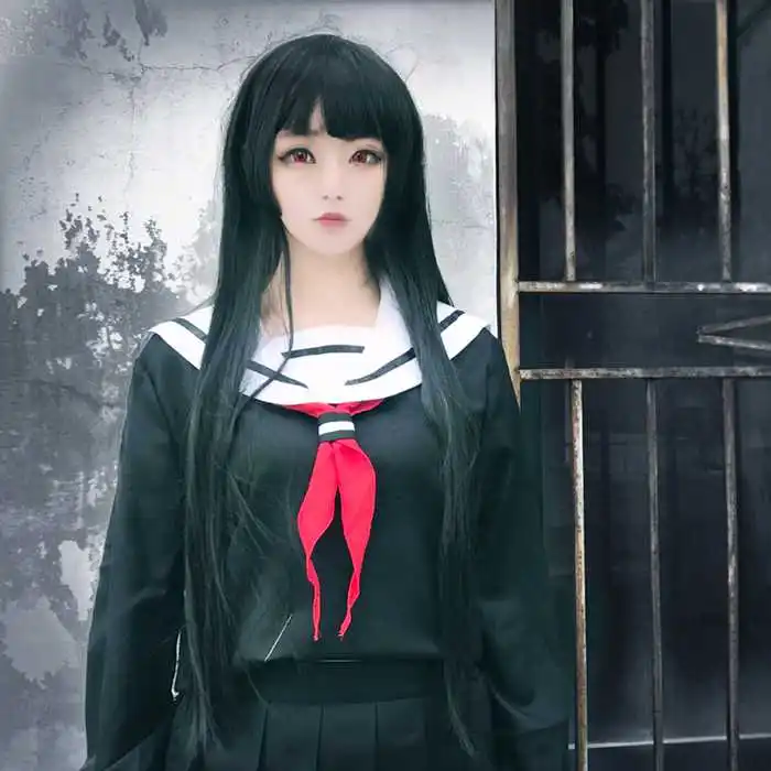 2019 аниме Hell Girl Jigoku Shoujo Ai Enma японская школьная униформа моряка Косплей Костюм JK